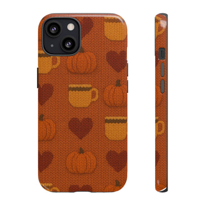 Fall Pumpkin & Coffee iPhone Case - Shamo's