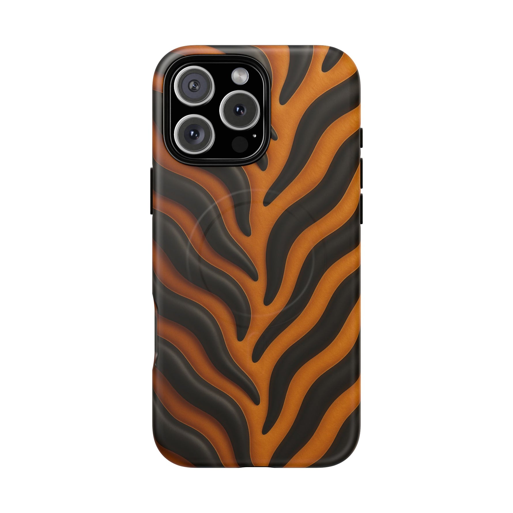 Fierce Tiger Striped iPhone Case - Works with MagSafe - Shamo's