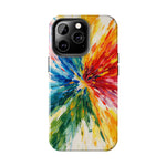 Vibrant Abstract Paint Explosion Impact Phone Case  Shamo's