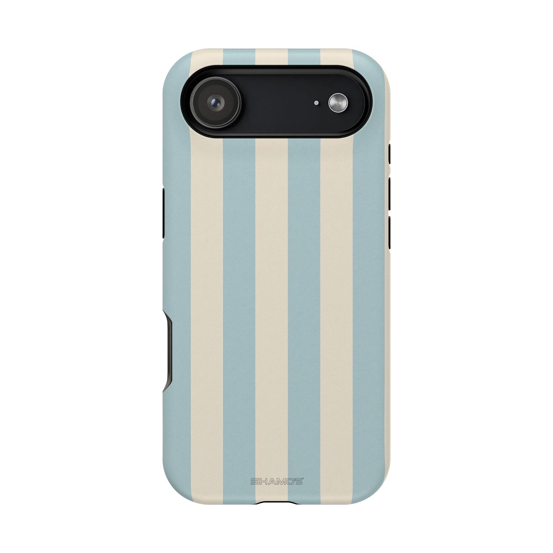 Blue Strips Pattern iPhone Case Compatible with MagSafe