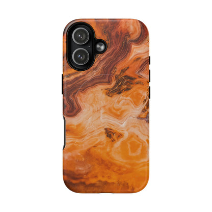 Amber Agate Marble iPhone Case — compatible with MagSafe - Shamo's