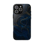 Midnight Marble iPhone Case with MagSafe - iPhone 16 Pro Max / Glossy - Shamo's