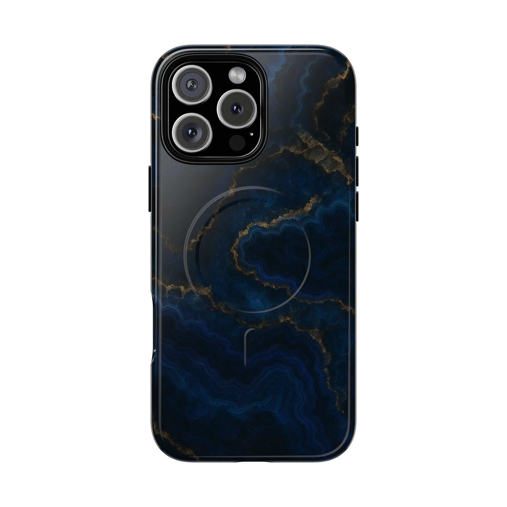 Midnight Marble iPhone Case with MagSafe - iPhone 16 Pro Max / Glossy - Shamo's