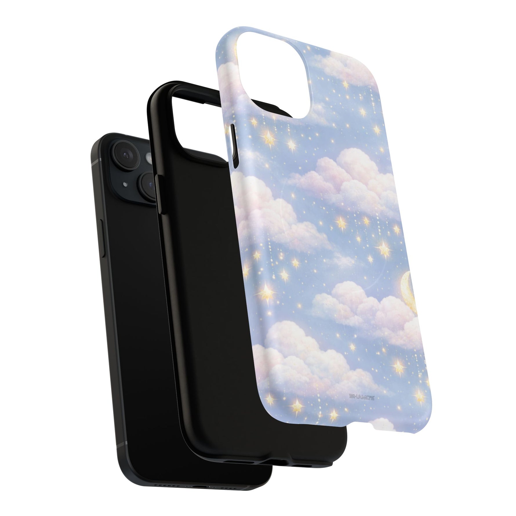 Starlit Clouds i Phone Case with MagSafe - iPhone 17 / Glossy - Shamo's