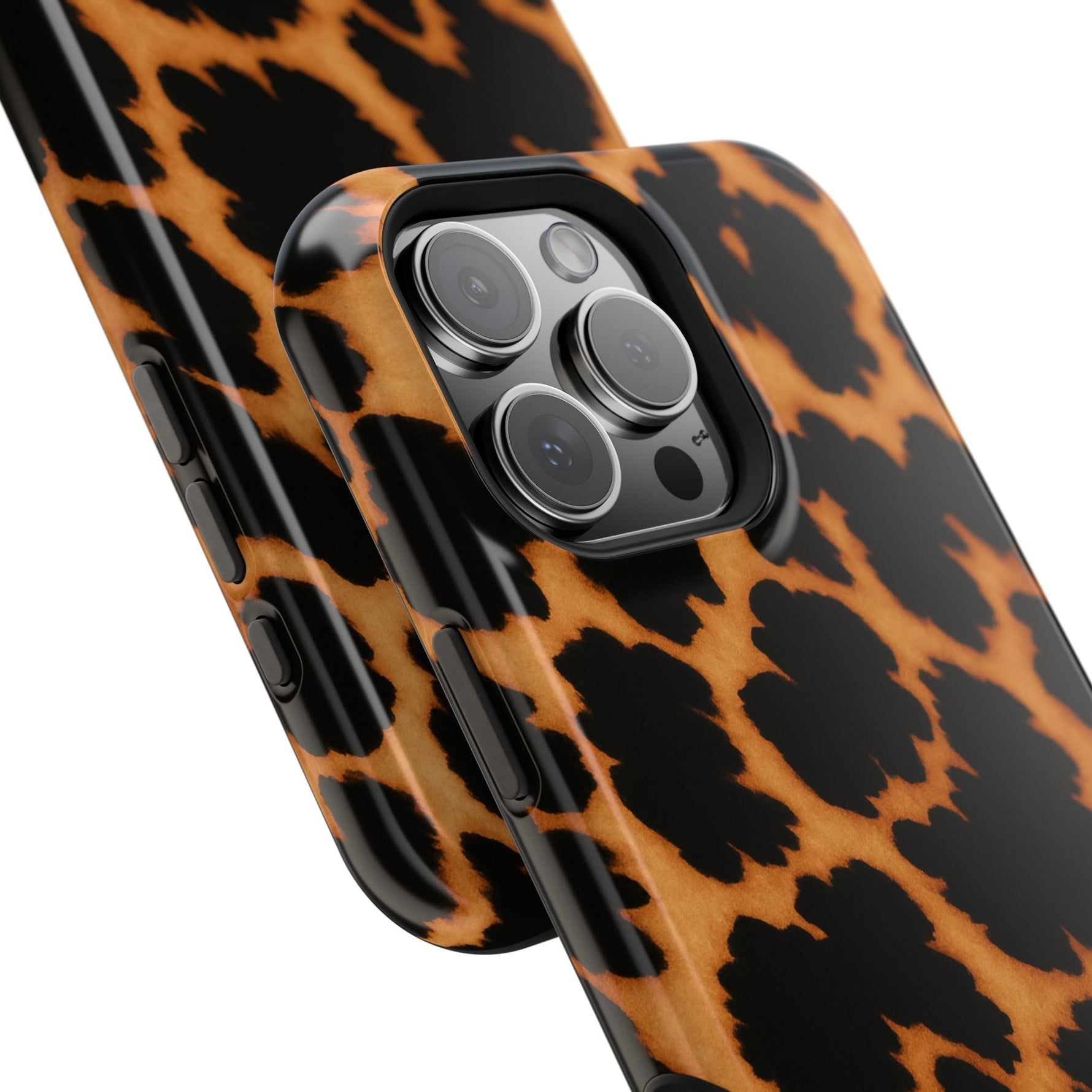 Leopard Print Impact-Resistant iPhone Case with MagSafe Compatibility  Shamo's