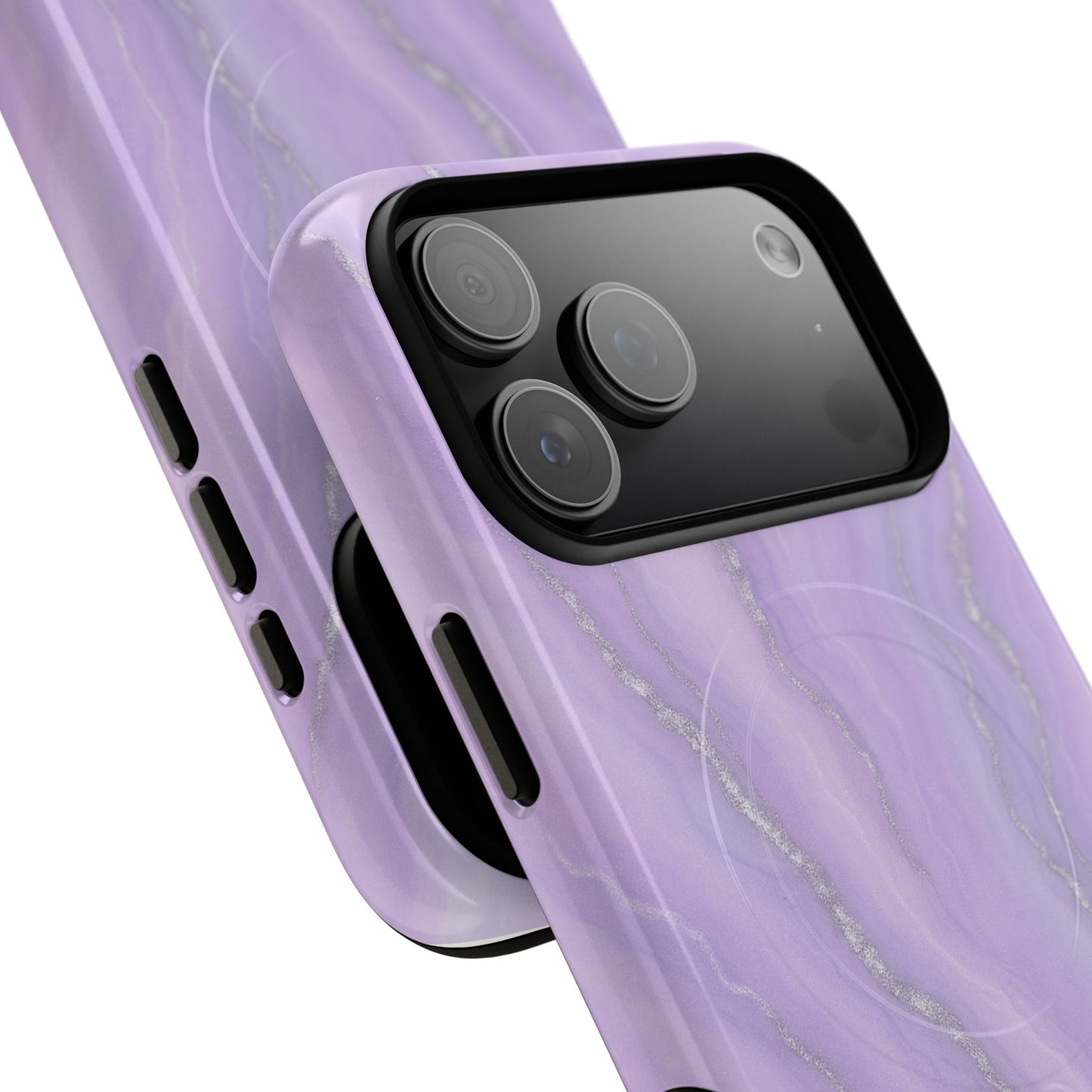 Lavender Marble iPhone Case with MagSafe - Shamo's