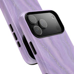 Lavender Marble iPhone Case with MagSafe - Shamo's