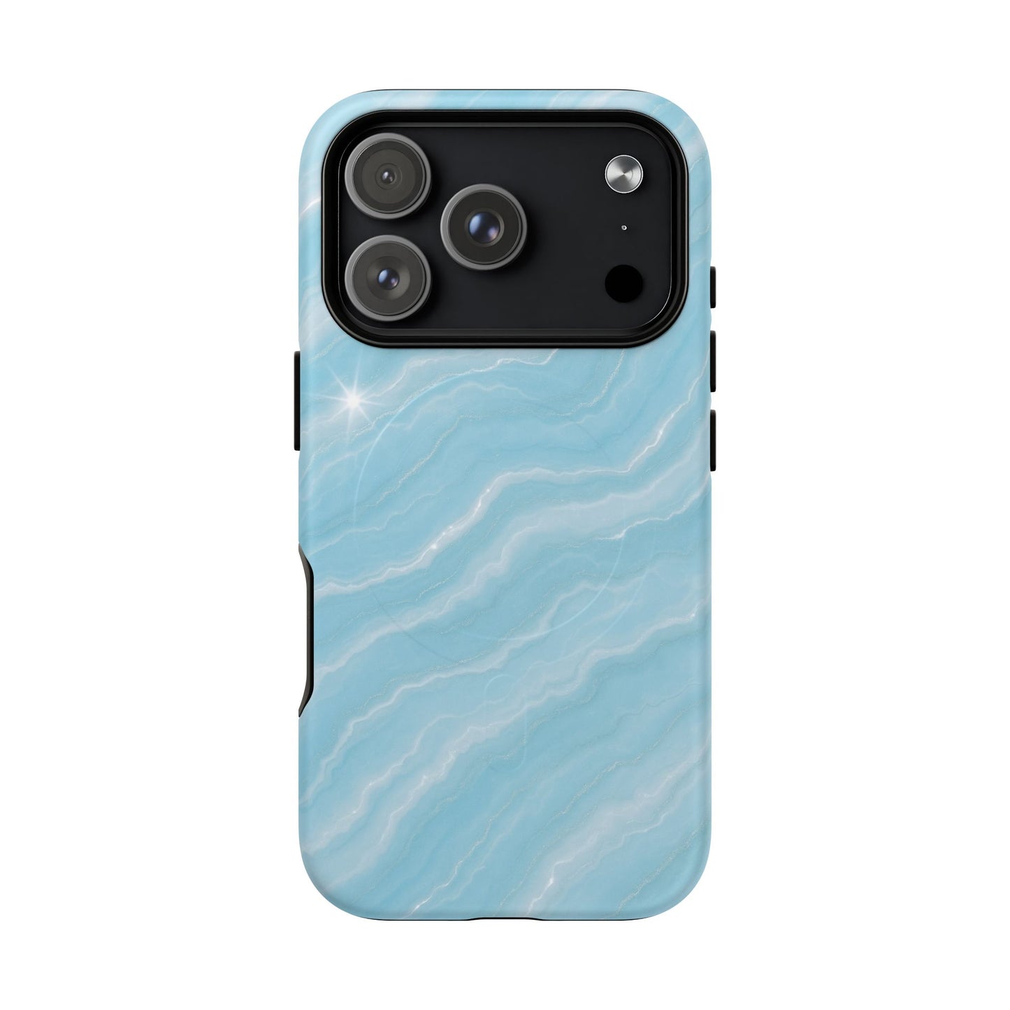 Sky Glow Marble iPhone Case with MagSafe - Shamo's