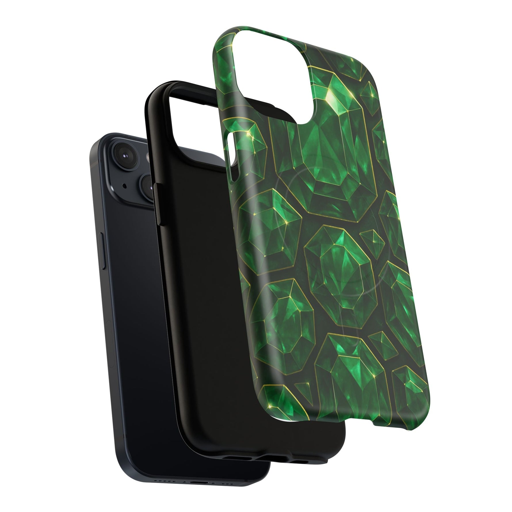 Luxury Series Emerald Gem iPhone Case with MagSafe  Shamo's