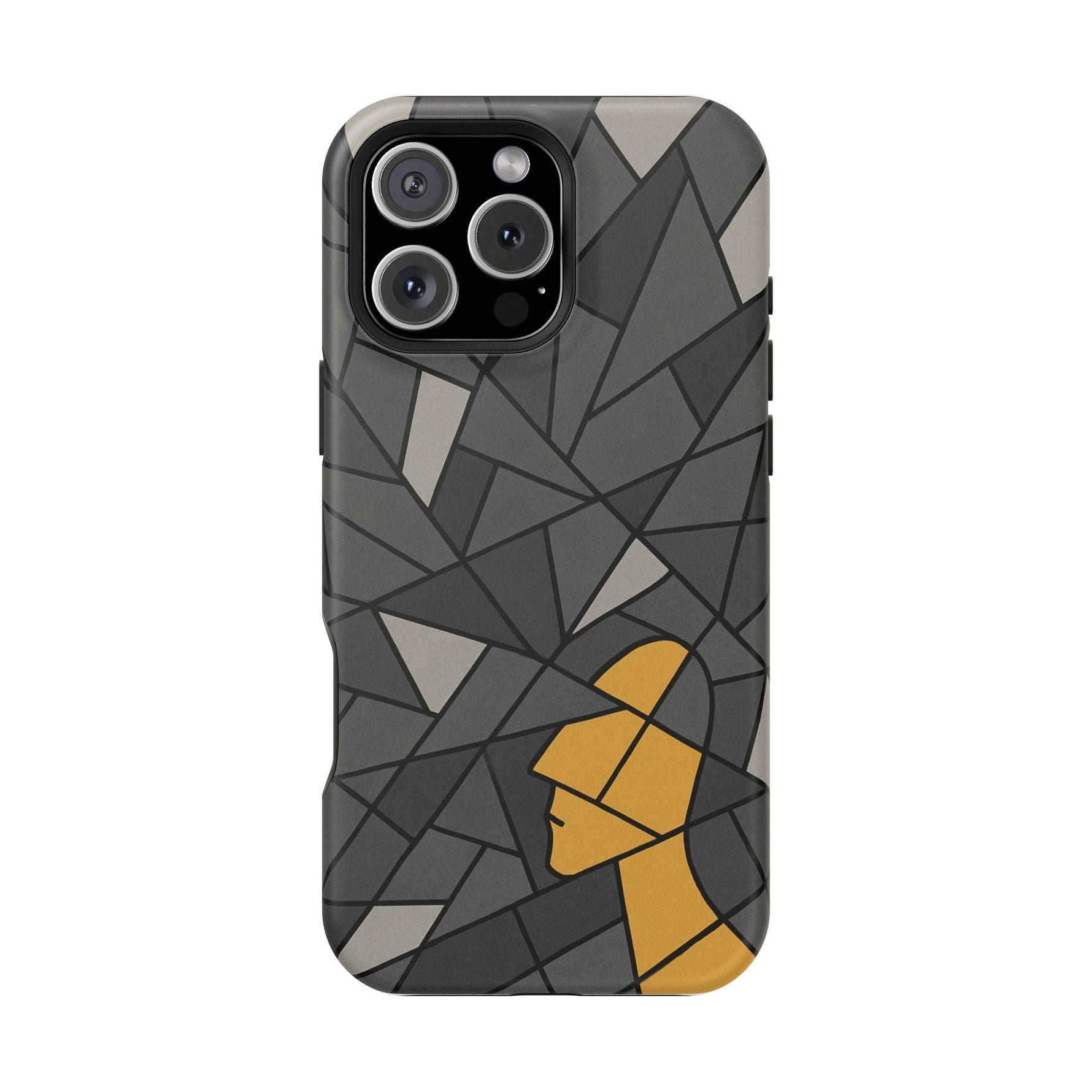 “Rebuilding Myself” Abstract iPhone Case — Magnetic MagSafe Impact-Resistant  Shamo's iPhone 16 Pro Max / Matte