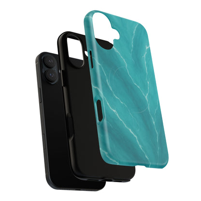 Ocean Aura Marble iPhone Case — MagSafe Compatible