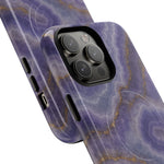Purple Agate Marble iPhone Case with MagSafe  Shamo's