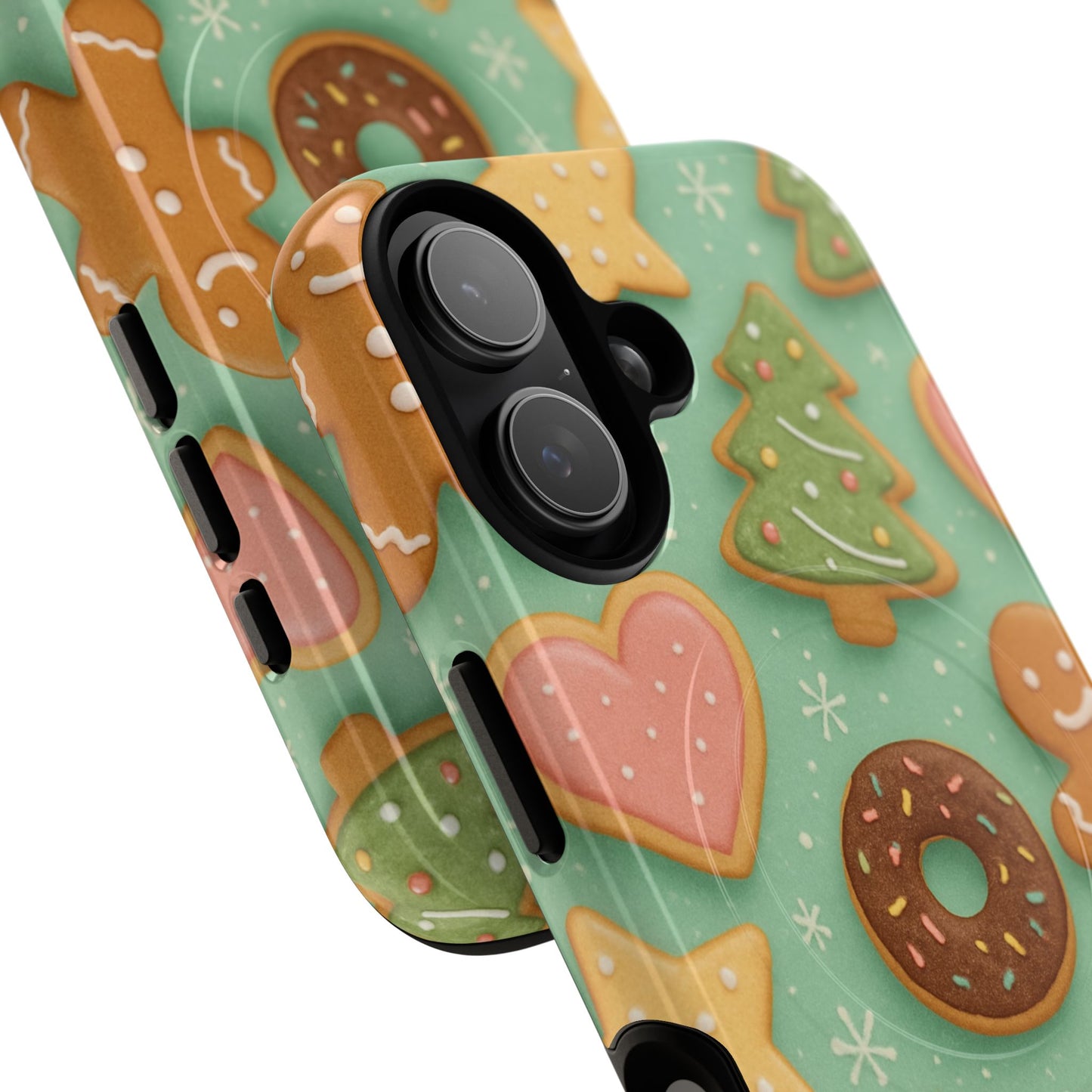 Holiday Cookie Pattern iPhone Case — MagSafe compatible