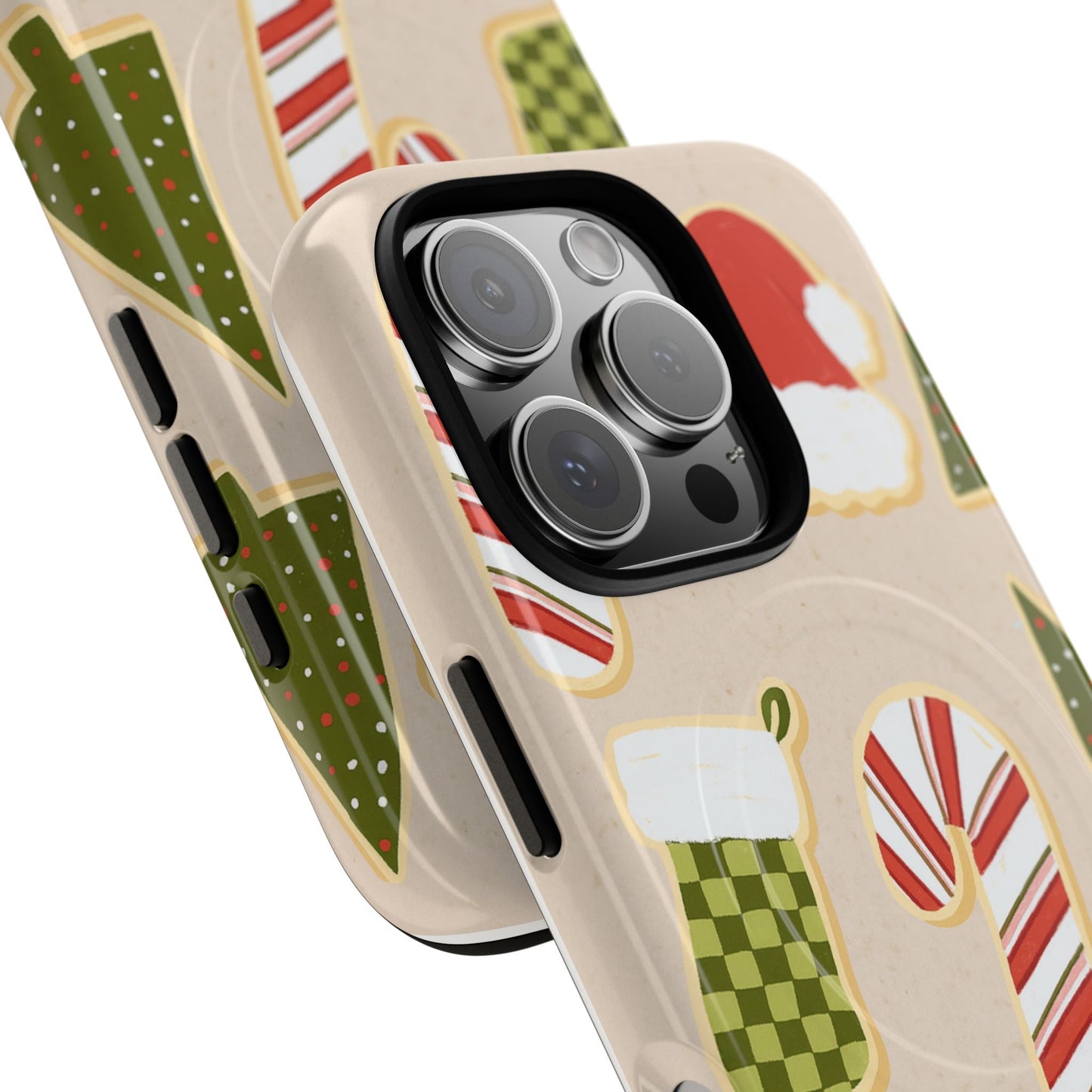 Festive Candy Cane Holiday iPhone Case | MagSafe  Shamo's