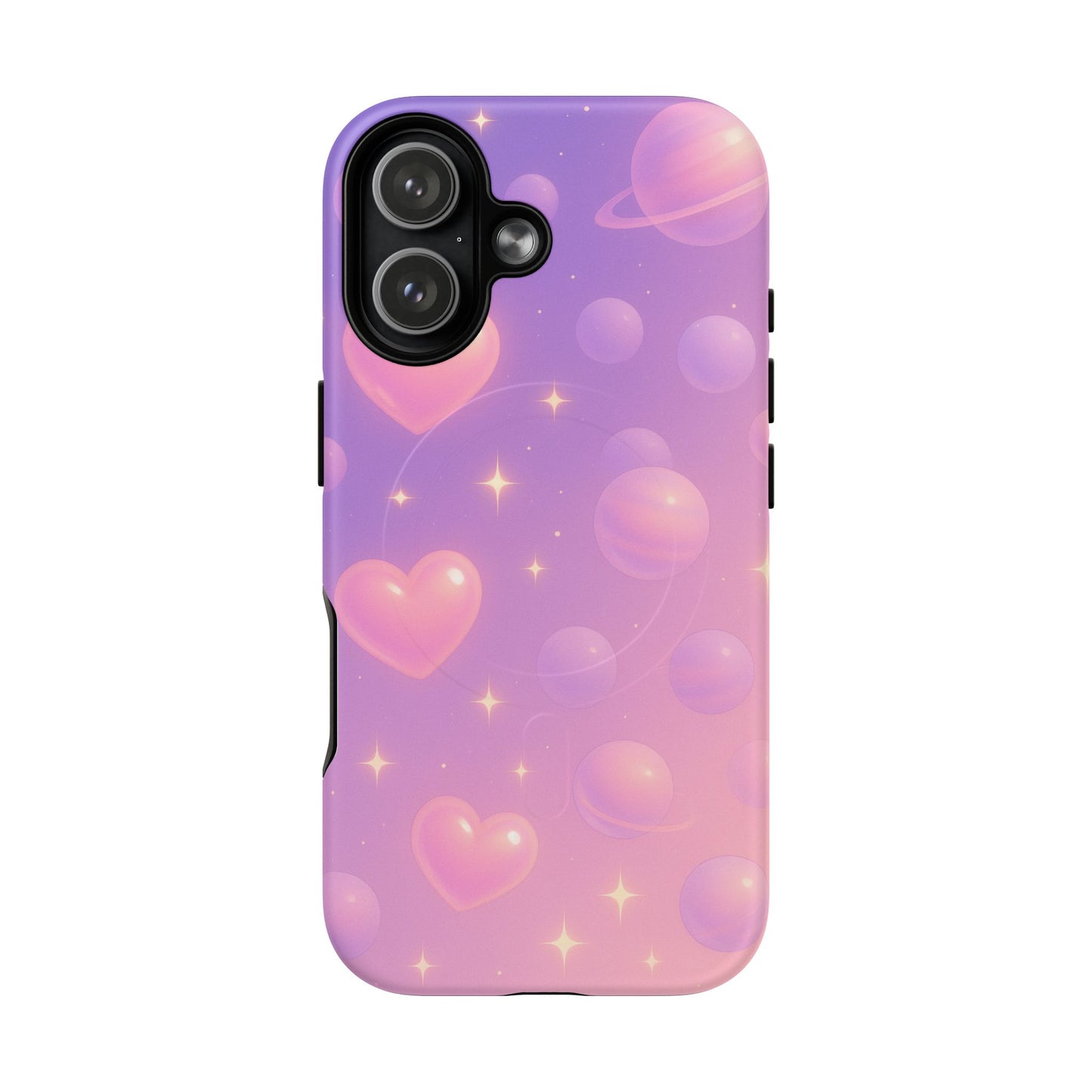 Galactic Hearts iPhone Case with MagSafe - Shamo's