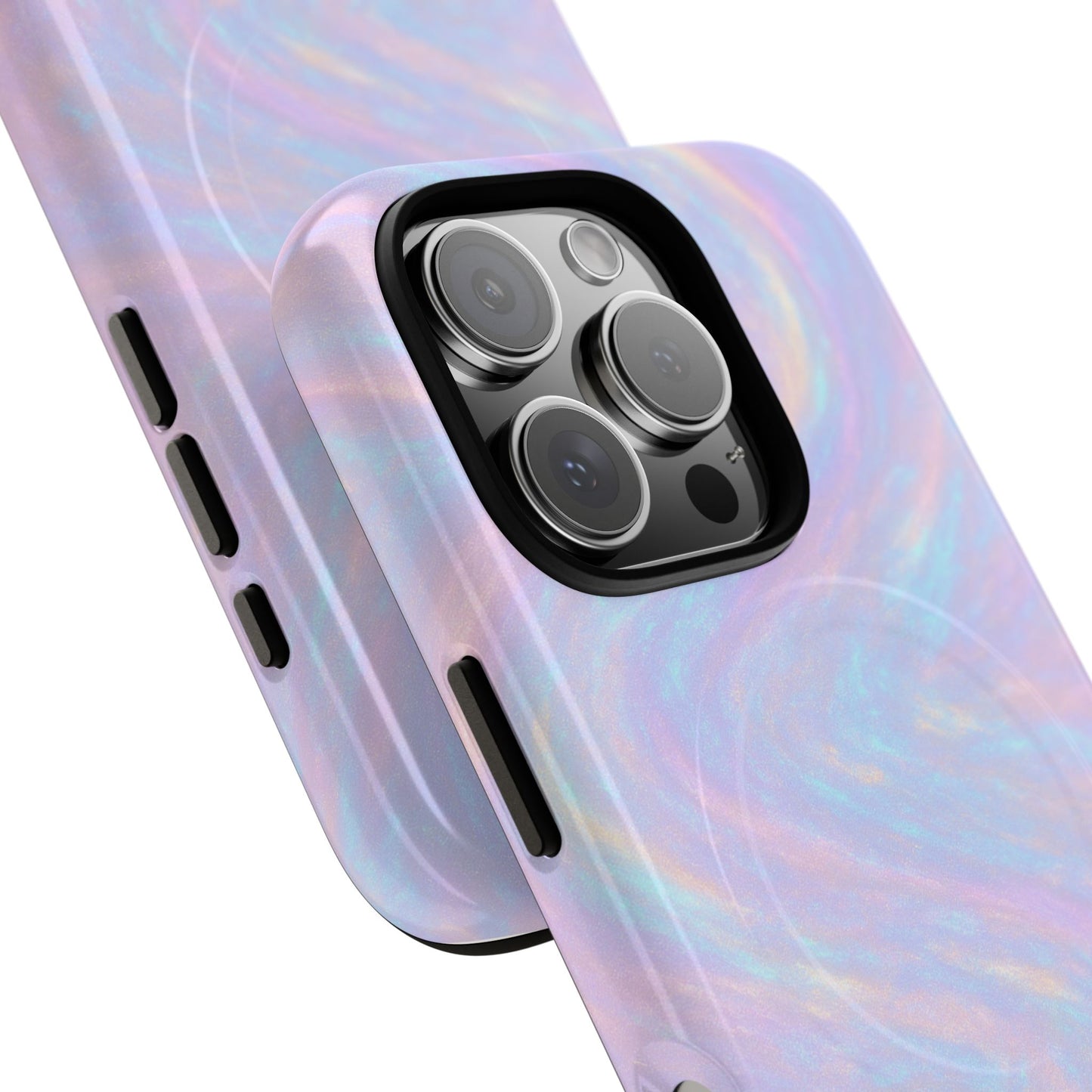 Luxury Series Iridescent Swirl iPhone Case with MagSafe