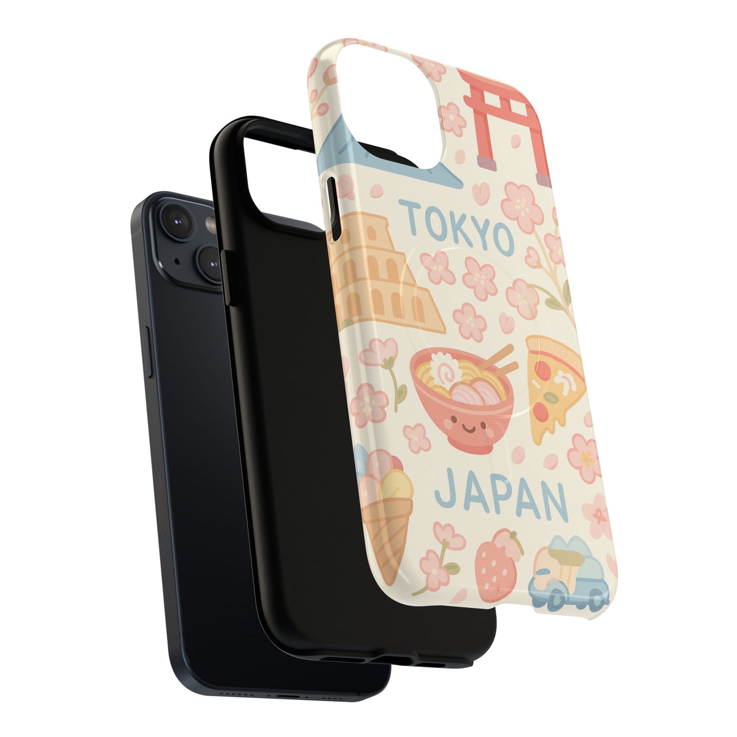 Tokyo Travel iPhone Case - Cute Japan Design | MagSafe