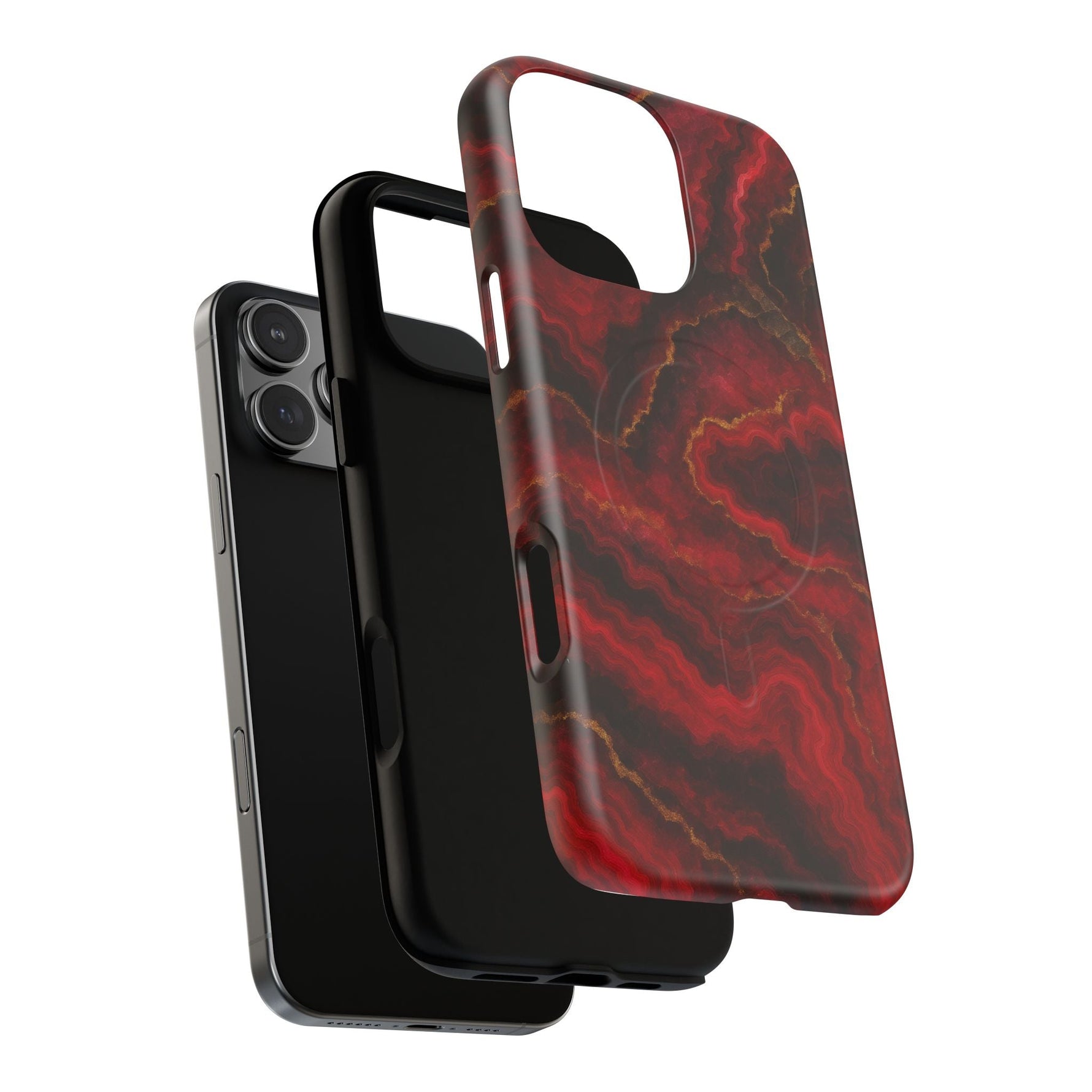 Red Marble iPhone Case with MagSafe  Shamo's