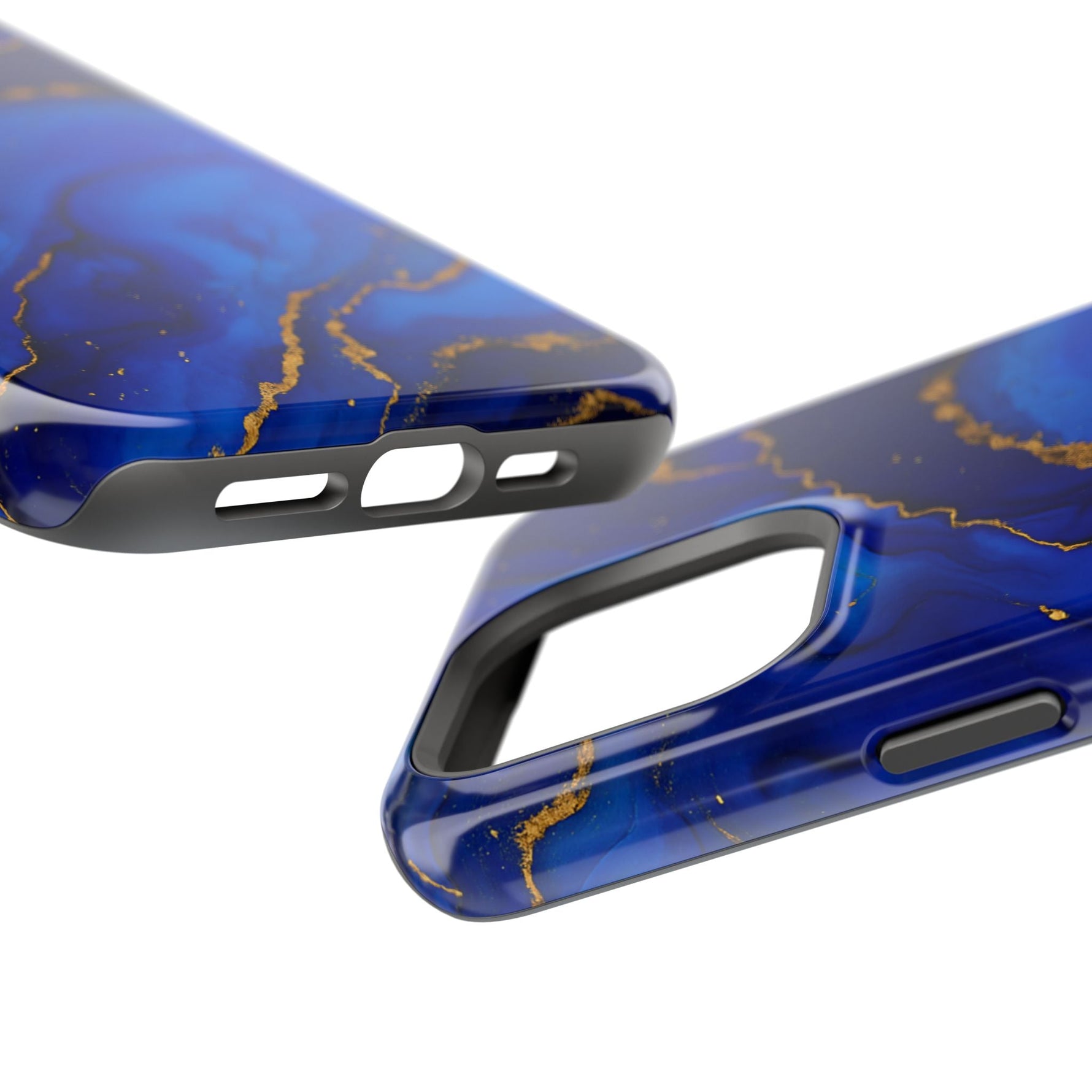 Blue Gold Marble Phone Case  Shamo's