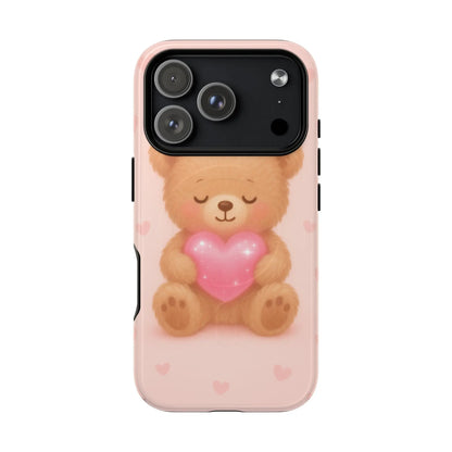 Heart Hug Teddy Bear iPhone Case – with MagSafe - Shamo's