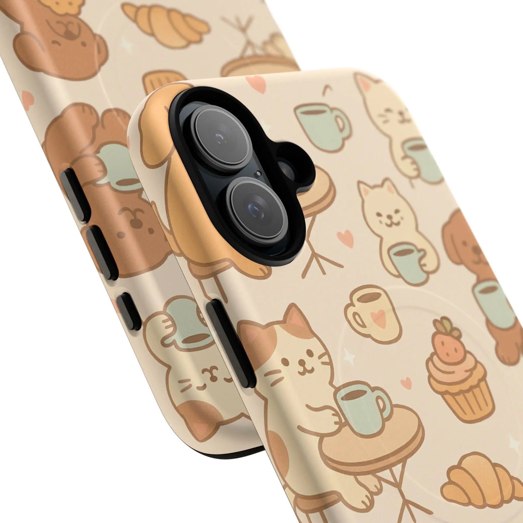 Coffee Cats & Dogs Phone Case with MagSafe  Shamo's