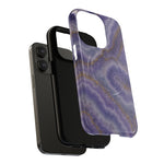 Purple Agate Marble iPhone Case with MagSafe  Shamo's