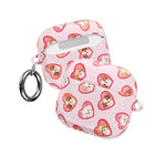 Puppy Hearts AirPod Case, Pink Valentine Pet Pattern