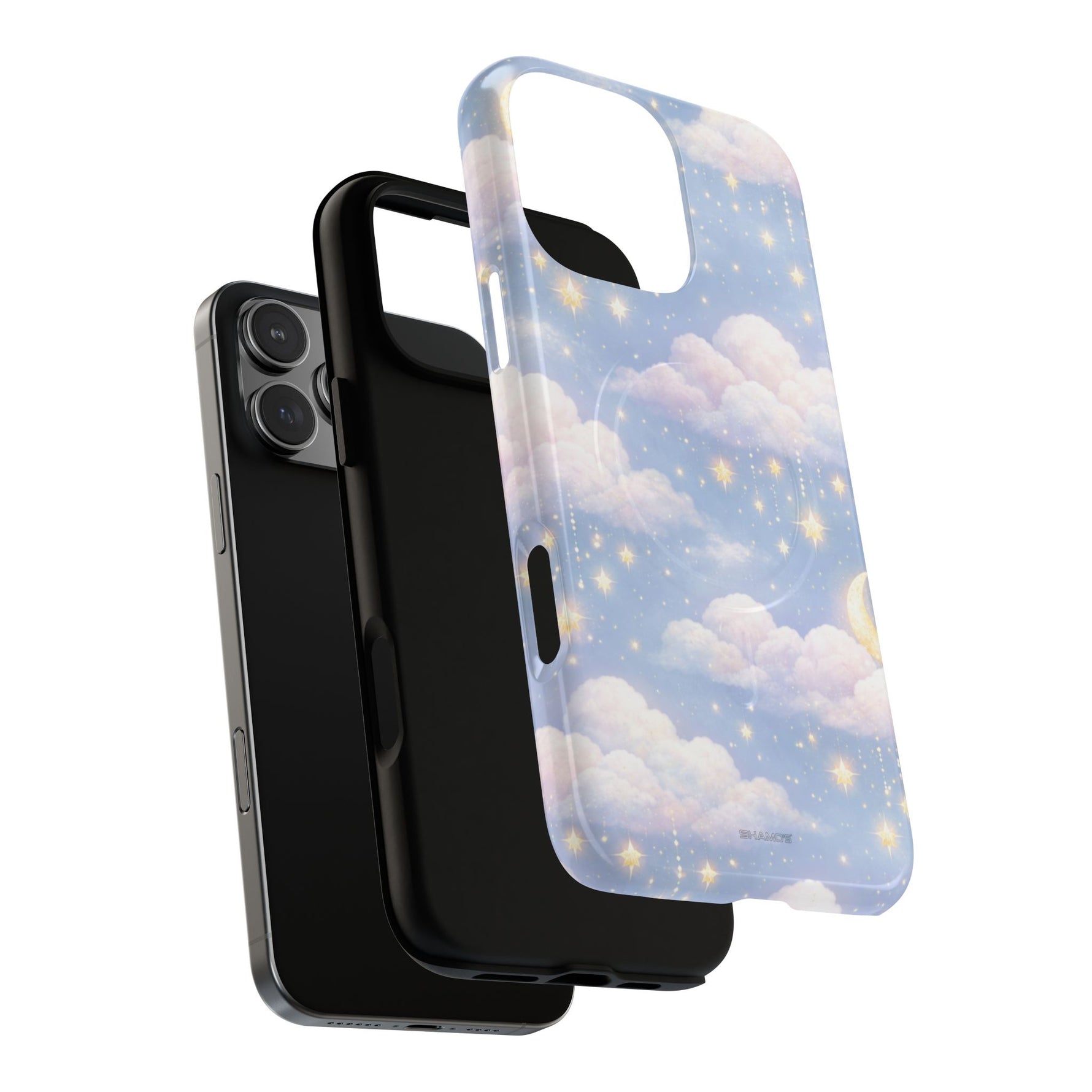 Starlit Clouds i Phone Case with MagSafe - iPhone 17 / Glossy - Shamo's