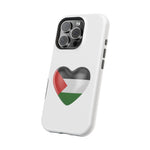 MagSafe Tough Cases with Palestinian flag in heart shape - Shamo's