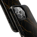Black Marble Tough iPhone Case  Shamo's