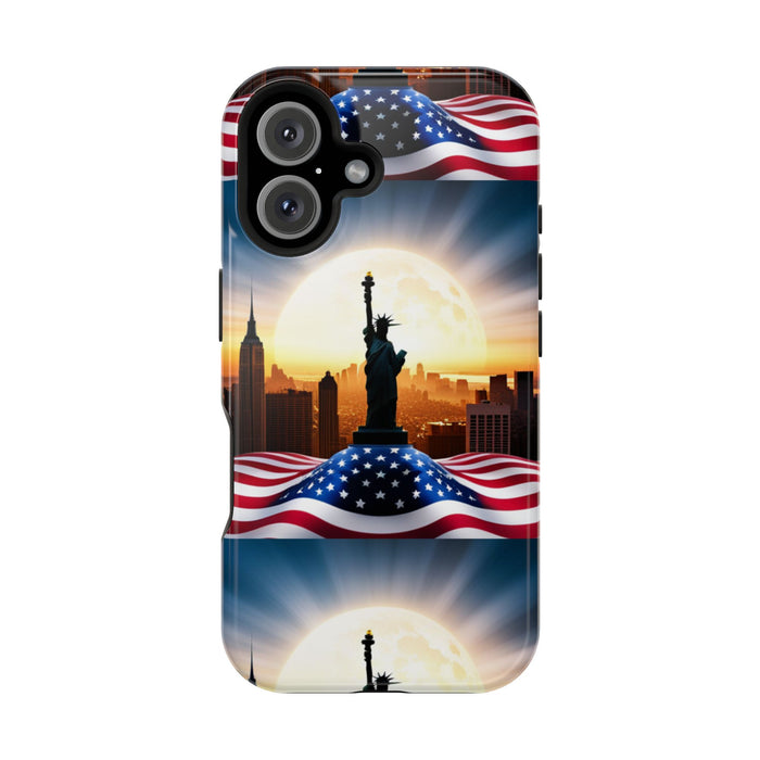 MagSafe American Flag Tough Phone Case: Show Your Patriotism in Style