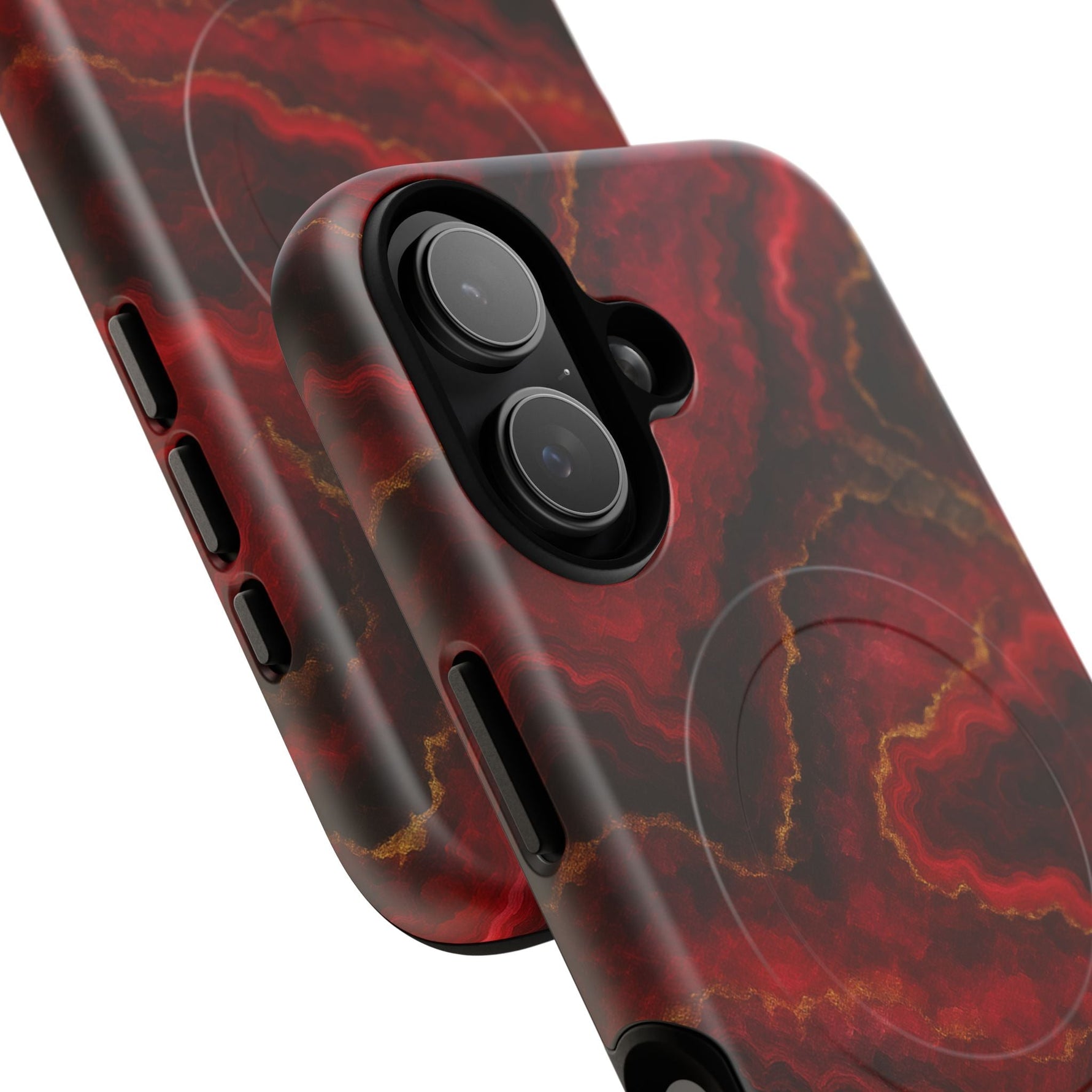 Red Marble iPhone Case with MagSafe  Shamo's