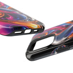 Liquid Aurora MagSafe Phone Case – Colorful Chrome-Effect Swirls | Glossy