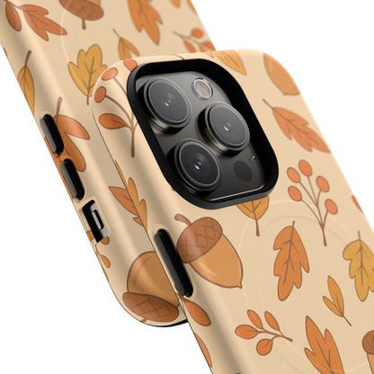 Autumn Leaves Woodland Berries iPhone Case | MagSafe