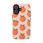Funda con estampado de melocotón para iPhone | Compatible con MagSafe