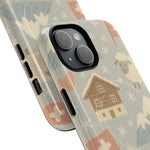 Swiss Chalet Sheep Pattern Tough MagSafe iPhone Case  Shamo's
