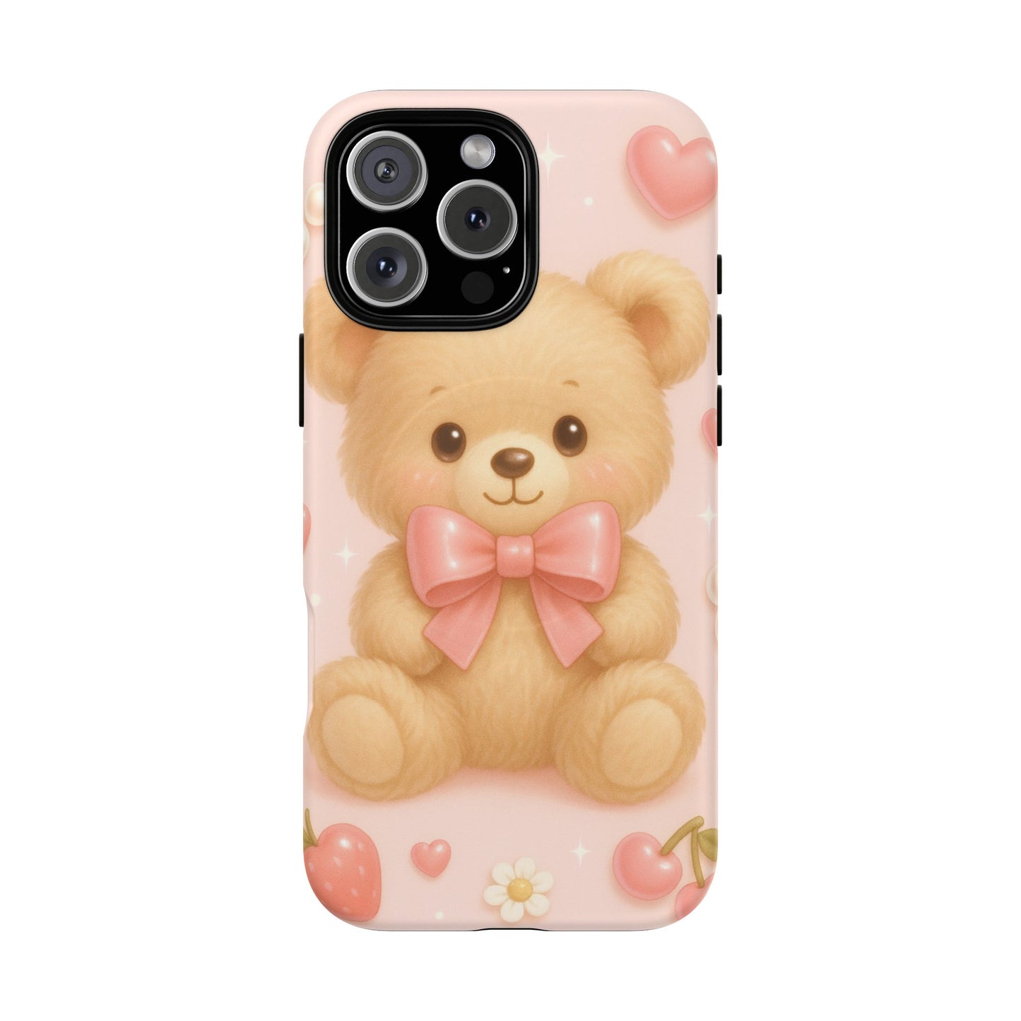 Ribbon Teddy Bear Love iPhone Case with MagSafe