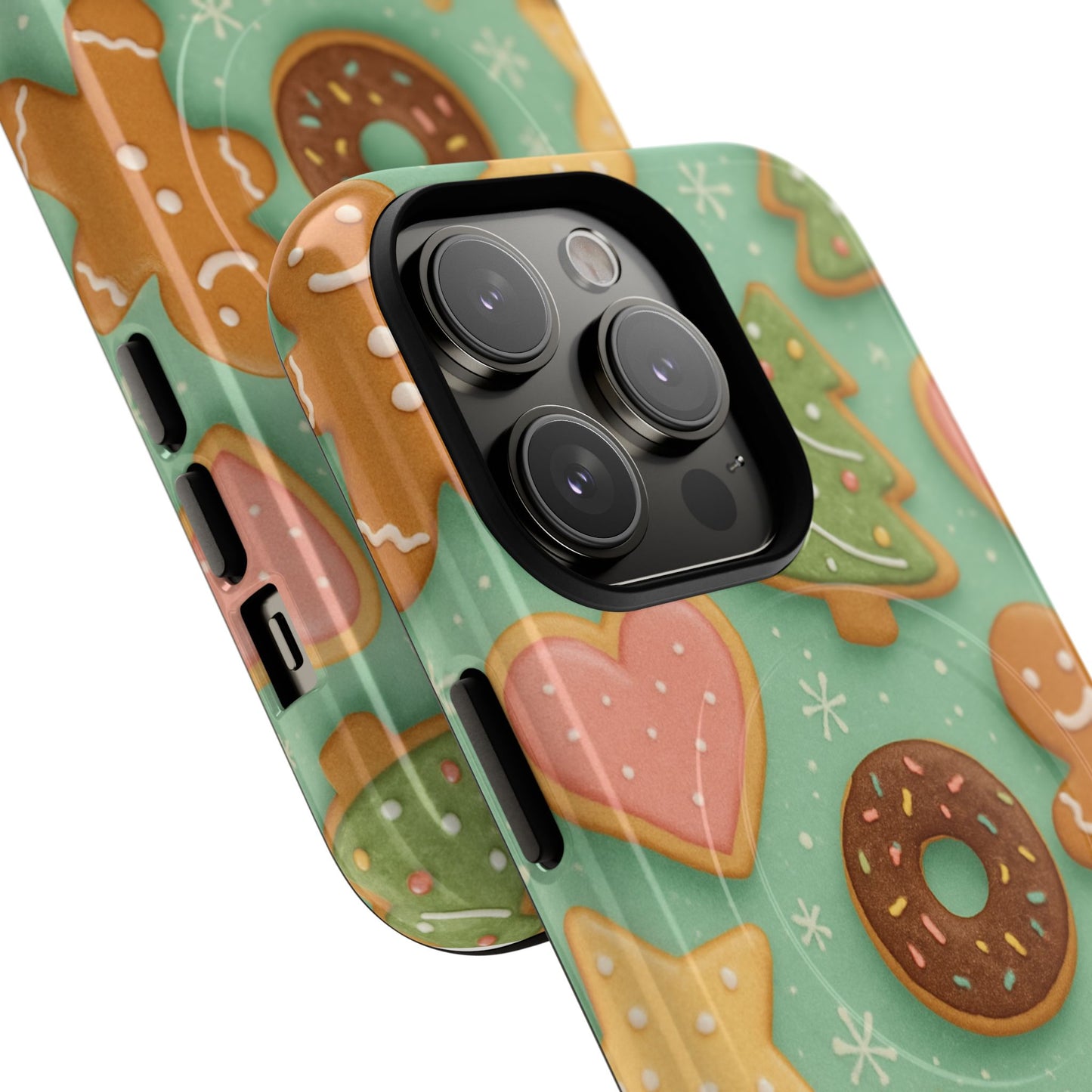 Holiday Cookie Pattern iPhone Case — MagSafe compatible