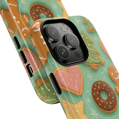 Holiday Cookie Pattern iPhone Case — MagSafe compatible