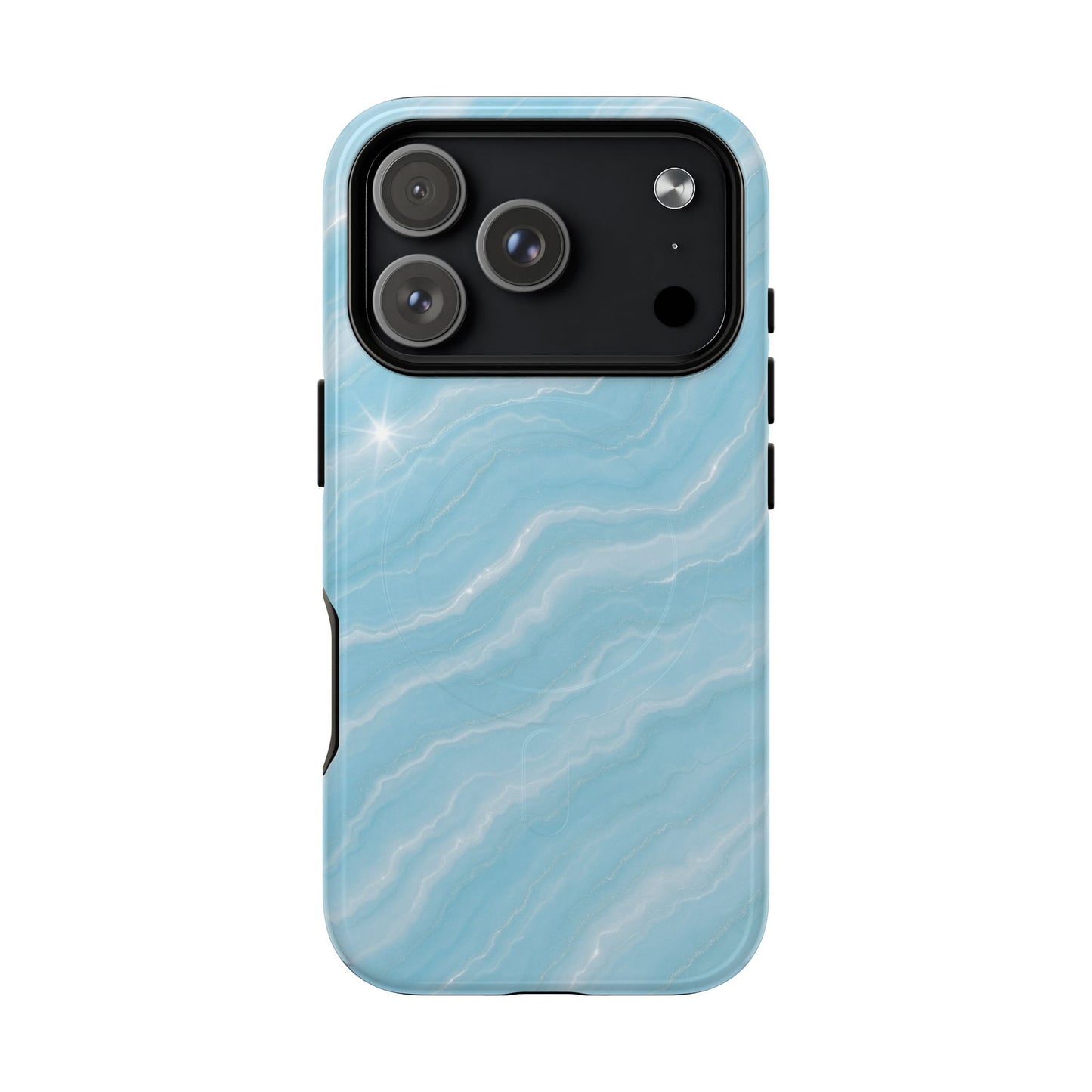 Sky Glow Marble iPhone Case with MagSafe - Shamo's