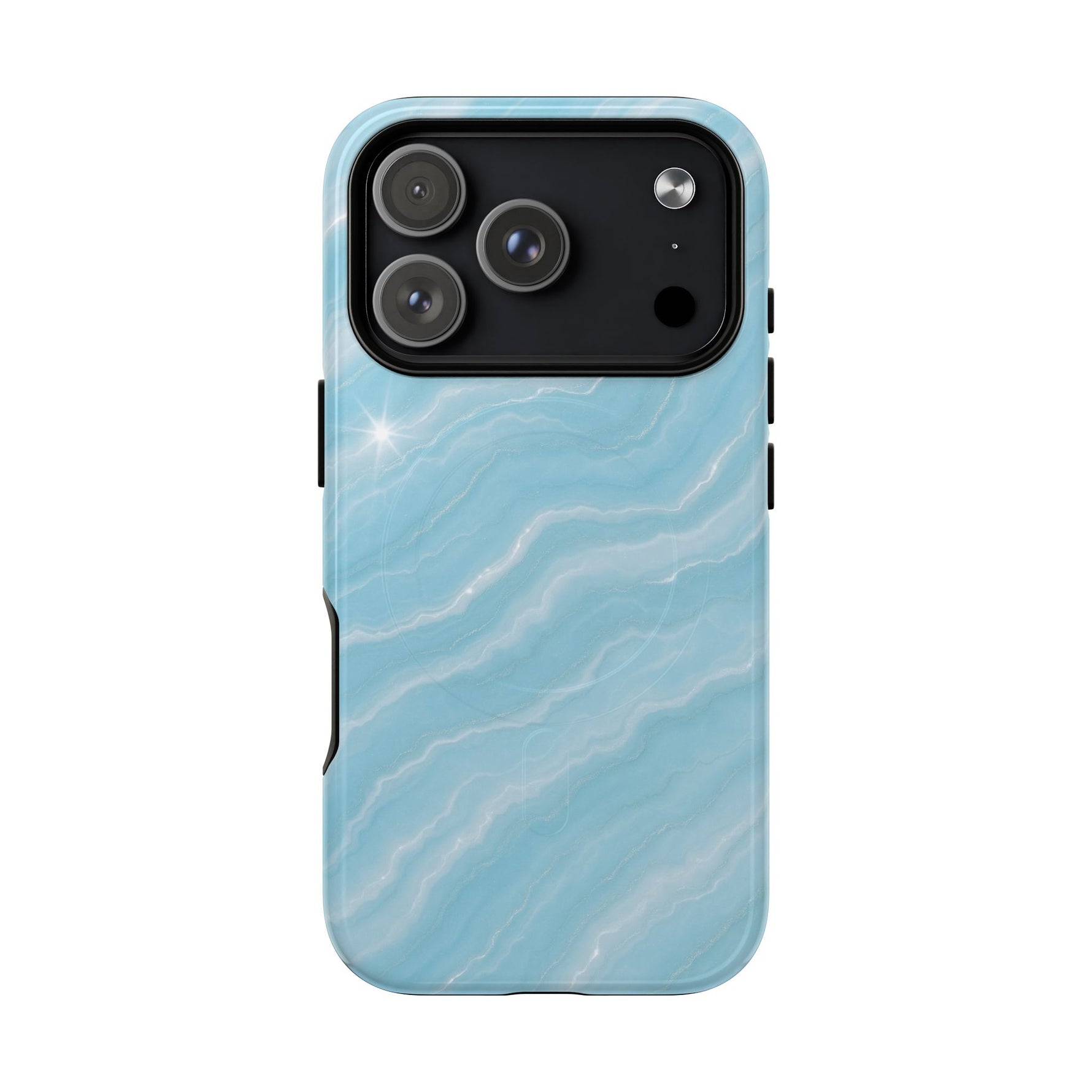 Sky Glow Marble iPhone Case with MagSafe - Shamo's