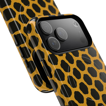 Stylish Leopard Pattern Magnetic iPhone Case | Compatible with MagSafe