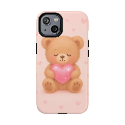 Heart Hug Teddy Bear iPhone Case – with MagSafe - Shamo's