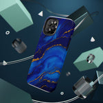 Blue Gold Marble Phone Case  Shamo's