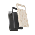 Neutral Pebble Pattern Tough iPhone Case  Shamo's