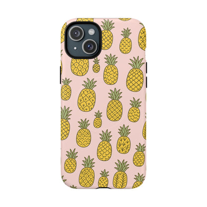 Pineapple Pattern Fruit Case for iPhone | MagSafe Compatible
