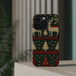 Holiday Reindeer Knit iPhone Case | compatible with MagSafe  Shamo's