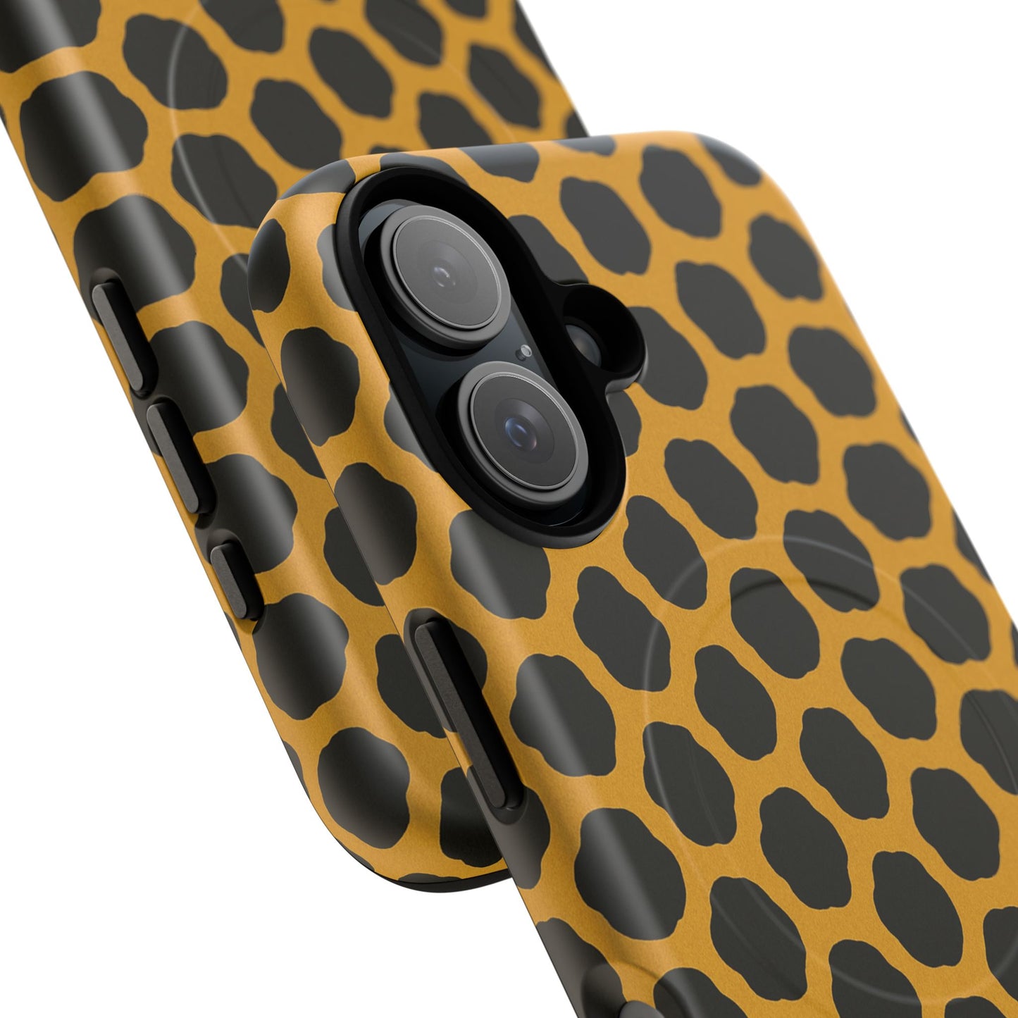 Stylish Leopard Pattern Magnetic iPhone Case | Compatible with MagSafe