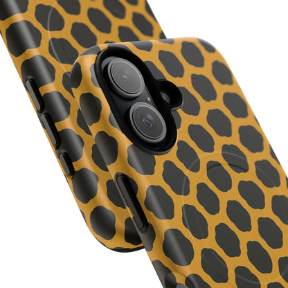 Stylish Leopard Pattern Magnetic iPhone Case | Compatible with MagSafe