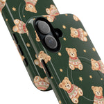 Funda para iPhone con diseño de osito de peluche y corazón (con MagSafe)